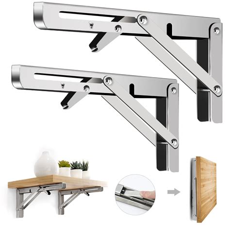 folding metal bracket|heavy duty folding wall brackets.